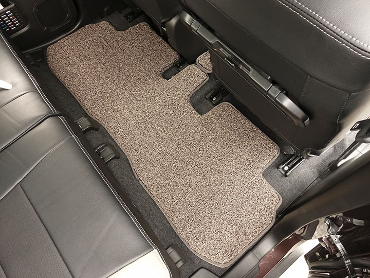フロアマットの取付実例、番号:124、車名:クロスビー、モデル:コイルマット、色相:ベージュ、10265_7.jpg、 