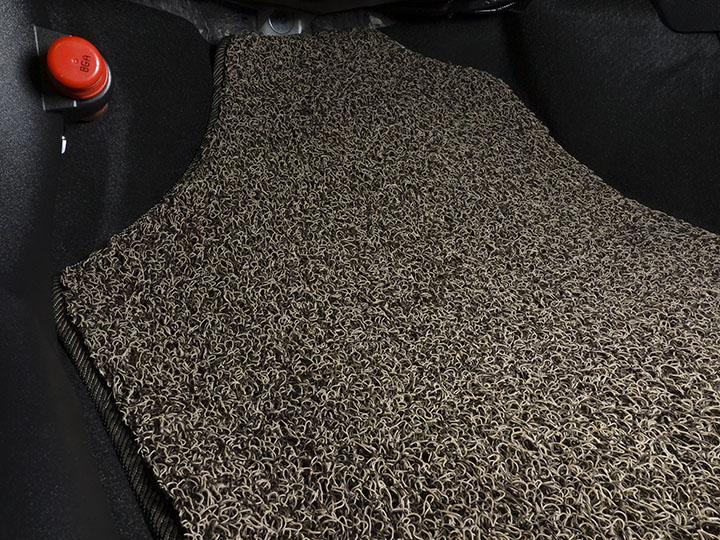 フロアマットの取付実例、番号:137、車名:カローラ フィールダー、モデル:コイルマット、色相:ベージュ、10281_4.jpg、 