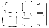 ヴァンガードのフロアマット適合 品番:2147A