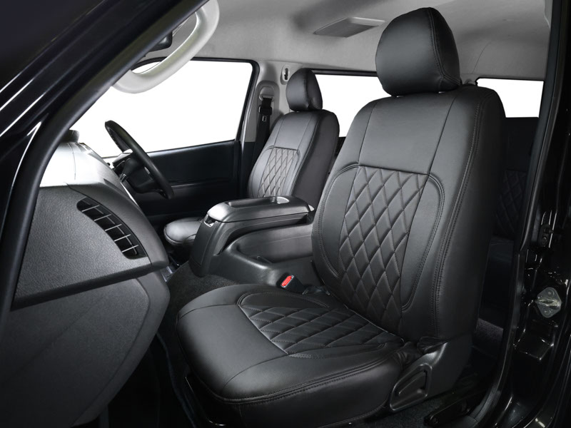 キルティング(Quilting) シートカバー(Seatcover)  ブラックステッチ