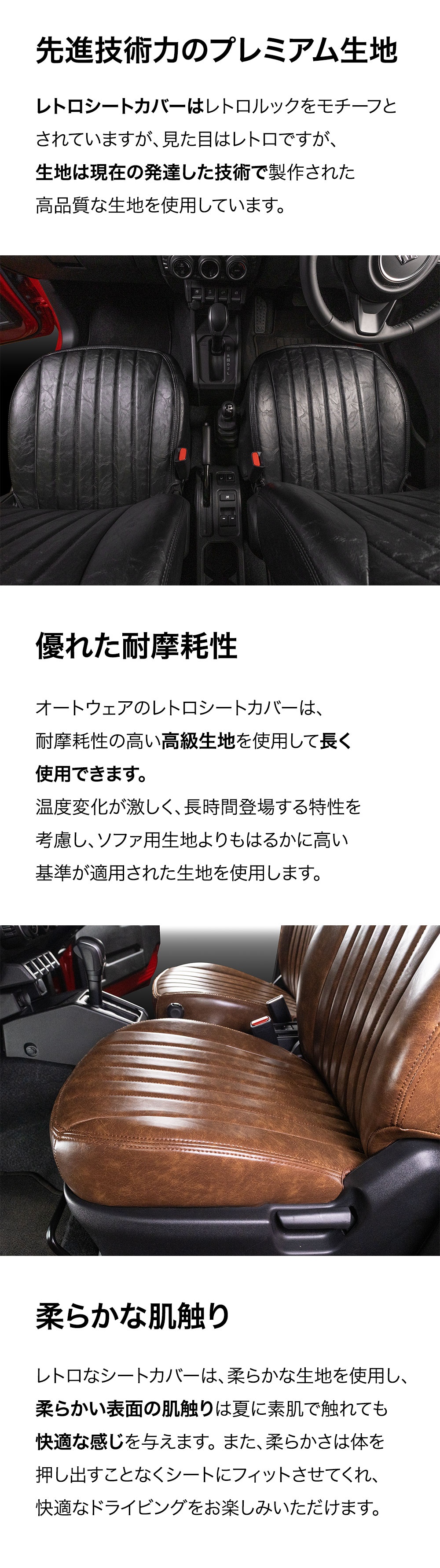 ジムニー レトロー シートカバー 