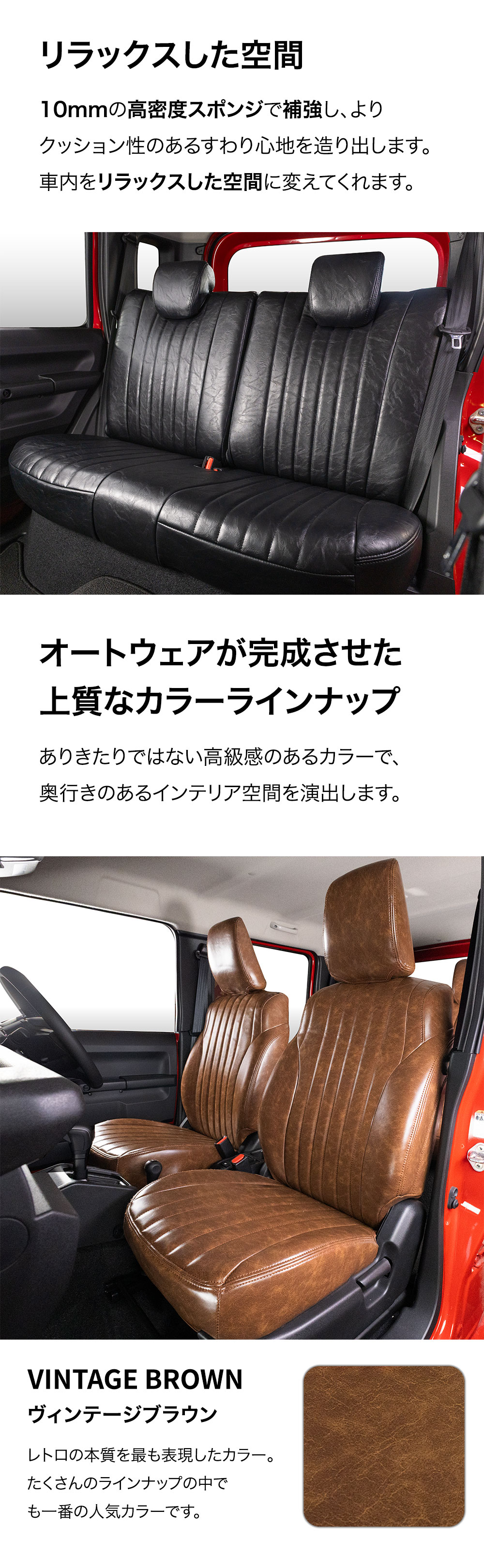 ジムニー レトロー シートカバー 
