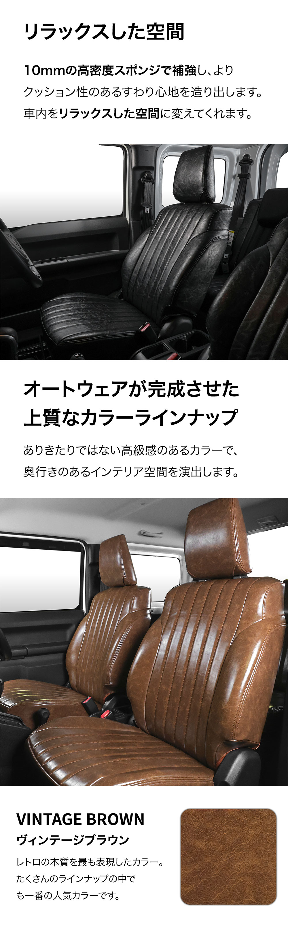 ジムニー レトロー シートカバー 