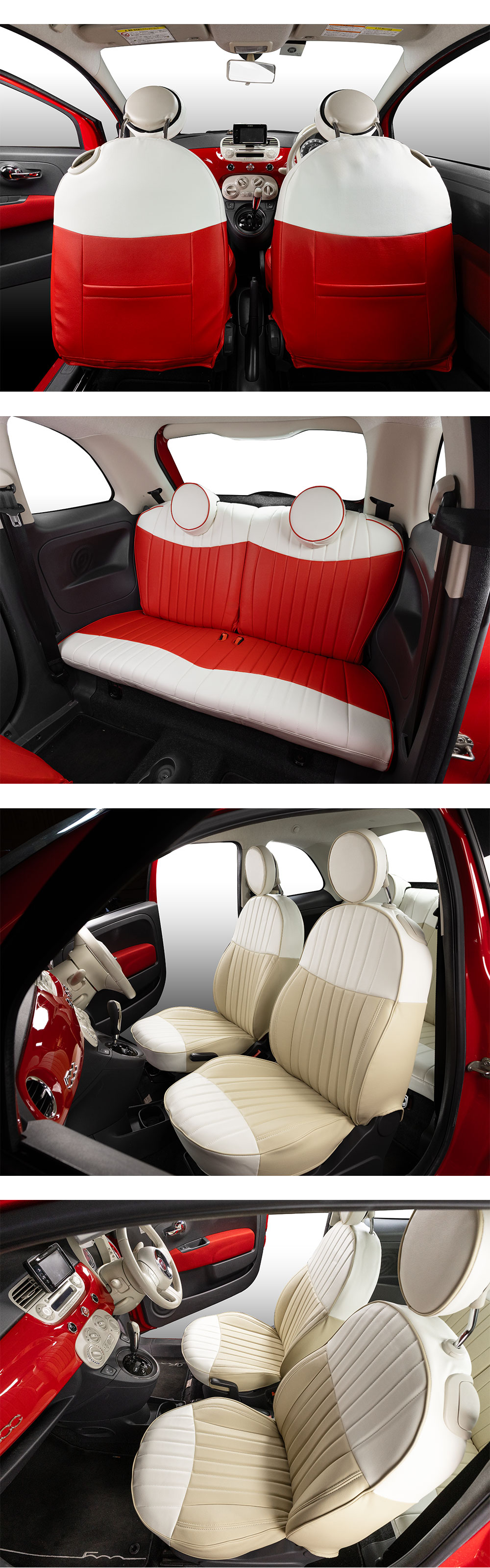 Fiat500 デイジー シートカバー