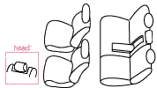 フォレスターのシートカバー適合 品番:962C